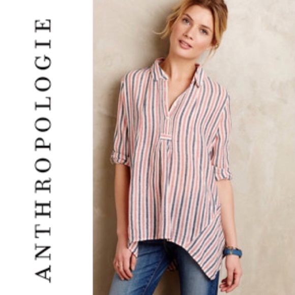 Anthropologie Tops - Anthropologie Isabela Sinclair Tisket Popover